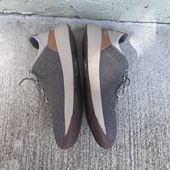 Olukai Men\'s Size 9.5 Nanea Li Banyan Gray Casual Canvas Comfort Shoes. main image 7